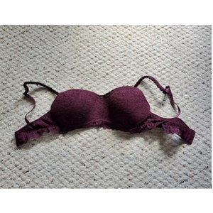 AE | AERIE Lace Burgundy Bralette